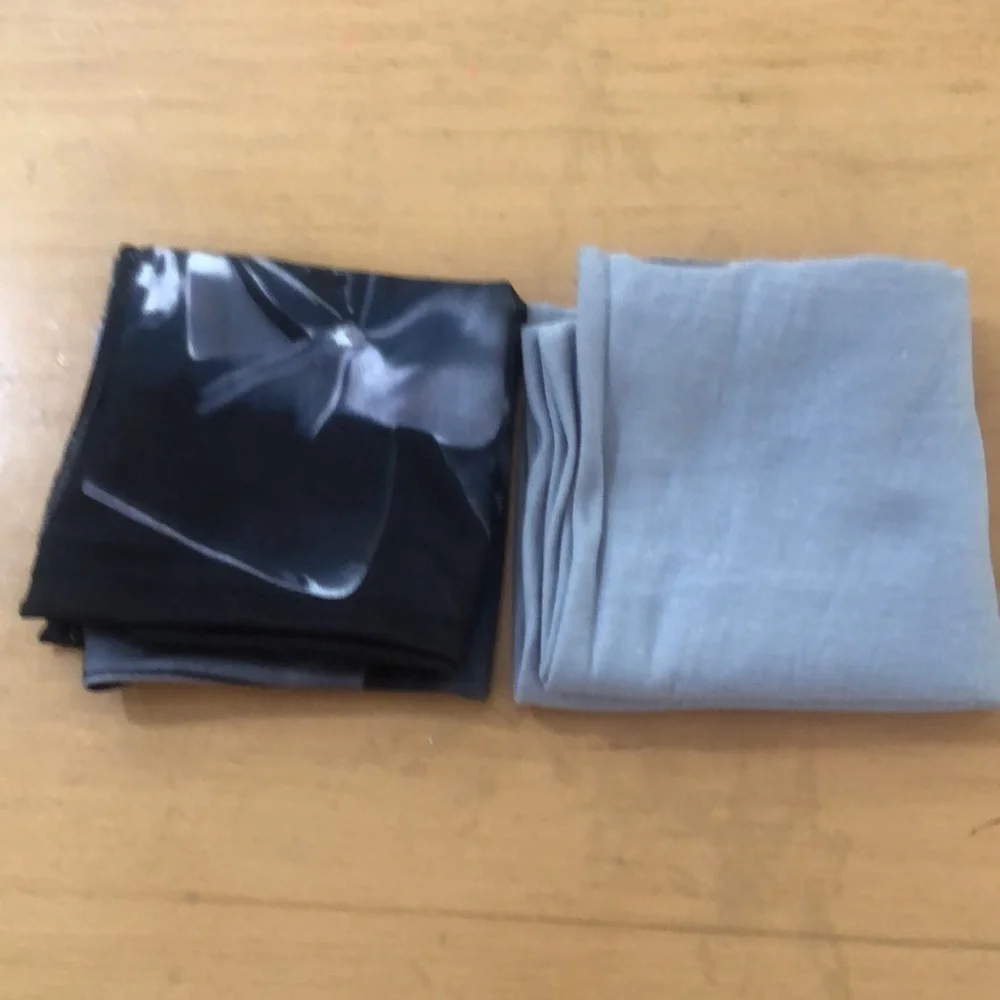 Star Wars Darth Vader Gaiter Face Mask with Solid Gray Gaiter Mask. Set of 2